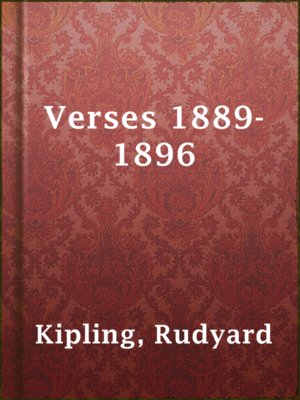 cover image of Verses 1889-1896
